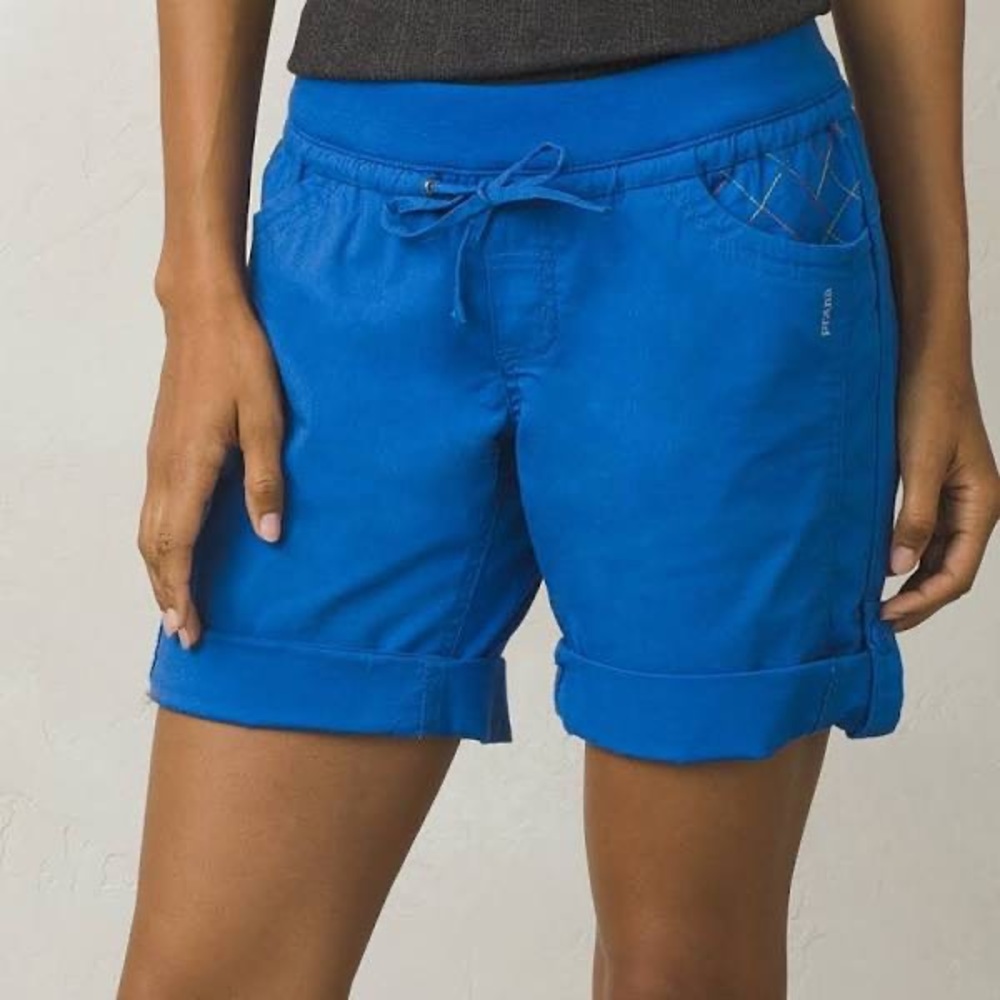 PRANA Island Blue Avril Organic Shorts